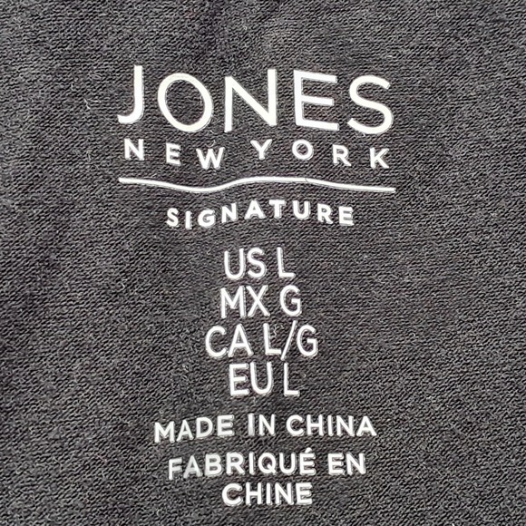 Jones New York Signature Womens Floral Palm Skort Black Pink Size L Active Skirt - Picture 5 of 9